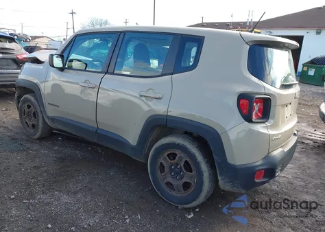 2016 Jeep Renegade Sport from USA, damaged, VIN ZACCJBAT4GPC96725